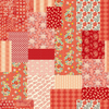 Cadence - Patchwork Persimmon Fabric