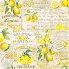 Lemon Bouquet - Lemon Farm Collage Fabric