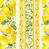 Lemon Bouquet - Lemon Bouquet 11 Inch Border Stripe