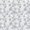 Silver And Gold - Metallic Snowflakes Fabric