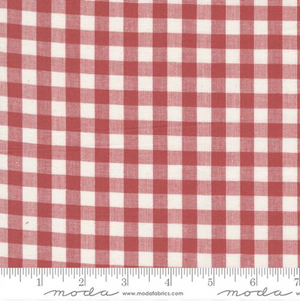 Isabella Wovens - Red Plaid Fabric by Moda