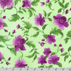 Flowerhouse - Camille - Large Floral Green