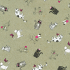 Kaufman - Fancypants - Cats Natural Fabric