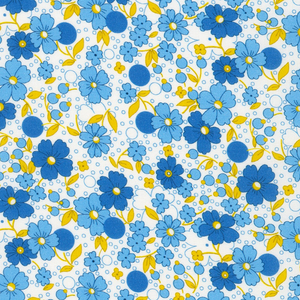 All A Flutter - Flowers Blue - Robert Kaufman