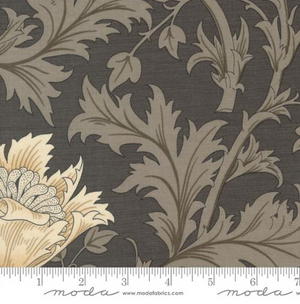 Ebony Suite - Anemone Large Floral Charcoal