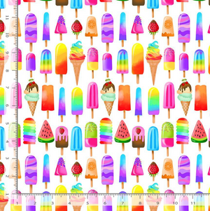 Pool Party - Multi Popsicles Fabric