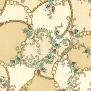 Hoffman Fabrics - Antonella - Vintage/Gold