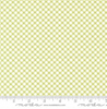 Ellie - Green Gingham Fabric by Moda