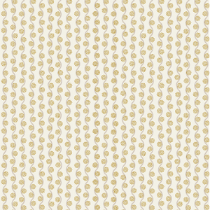 Curio - Thistle - Cream Metallic Fabric