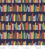 Curio - Book Club - Navy Metallic Fabric