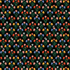 Curio - Tulips - Black Metallic Fabric