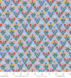 Curio - Tulips Light Blue by Rifle Paper