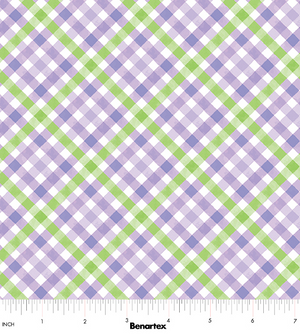 Cottontail Farms - Farm Fresh Plaid Purple/Green