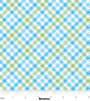 Cottontail Farms - Farm Fresh Plaid Blue/Green