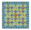 Floral Delight Blue Quilt Kit by Benartex