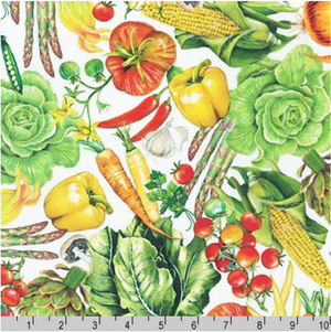 Down on the Farm - Veggie Fabric by Kaufman