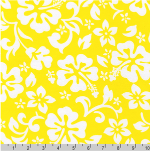 Aloha Flannel - Tropical Florals Citrus Flannel