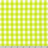 Kitchen Window Wovens - Gingham Acid Lime Fabric