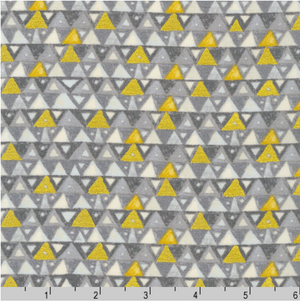 Kaufman - Gustav Klimt - Triangles Grey Gold