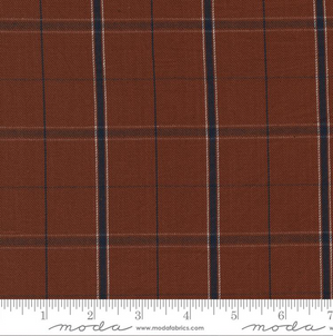 Moda - Vista Wovens Rust Plaid Fabric