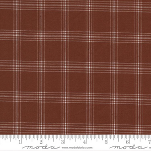 Moda - Vista Wovens Rust Check Fabric