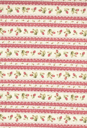 Welcome Home Collection One - Floral Stripe Red