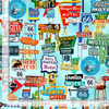 Route 66 Road Signs Fabric - Timeless Treasures