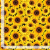 Fall is in the Air - Packed Metallic Sunflowers - Timeless