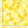 Lemon Bouquet - Packed Yellow Roses - Timeless Treasures