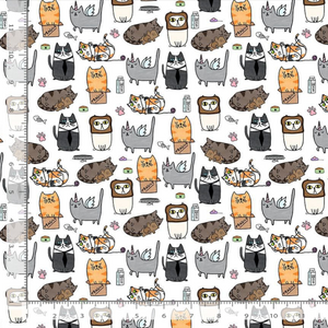 Quirky Cats - Silly Cats Yardage