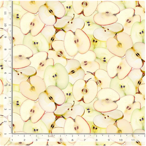 Orchard Valley - Packed Apple Slices Cream Yardage