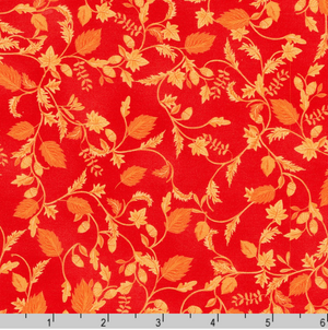 Thankful - Fall Foliage Red Pimento Yardage