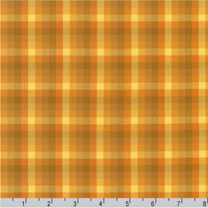 Kitchen Window Wovens - Yarn Dyed Gingham Ochre Yardage