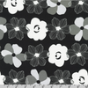 Sevenberry Canvas Prints - Florals on Black Yardage