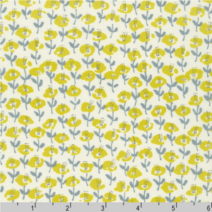 Sevenberry Le Midi Lawn - Floral Lemon Yardage