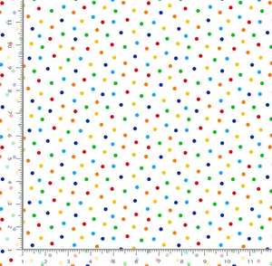 Elite Athlete - Lightbox - Polka Dots Confetti Yardage