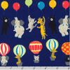 Sevenberry Bearry Land - Animals Navy Yardage