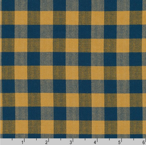 Porto Flannel-Gingham - Yarrow Flannel Yardage