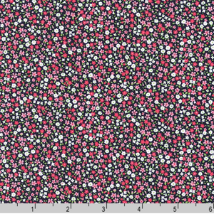 Sevenberry Petite Garden - Petite Florals Midnight Yardage