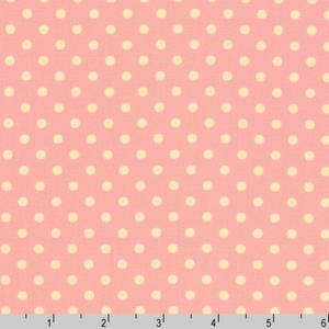 Sevenberry Dots-A-Lot - Yellow Dots on Orange Yardage