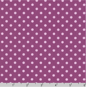 Sevenberry Dots-A-Lot - Deep Violet Dots Yardage