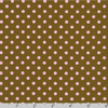 Sevenberry Dots-A-Lot - Pink Dots on Brown Yardage