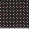 Sevenberry Dots-A-Lot - Pink Dots on Black Yardage