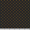 Sevenberry Dots-A-Lot - Brown Dots on Black Yardage