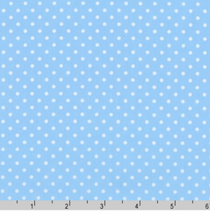 Sevenberry Petite Basics - Dots Baby Blue Yardage