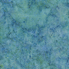 Sea Foam - Leaf Vine - Shades of Turquoise Batik Yardage