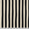 Sevenberry Canvas Natural Stripes Black Yardage