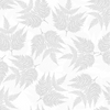 Sparkle and Fade - Ferns White/Silver Metallic