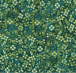 Imperial Collection: Honoka Leafy Floral Teal