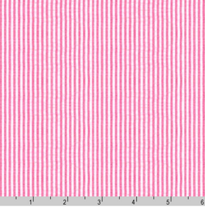 Seersucker Stripe Hot Pink - Kaufman - 56" Width